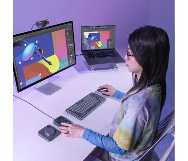 Logitech MX Creative Console Grafit - 1371033 - zdjęcie 4